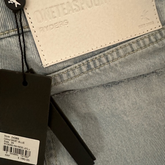 BRAND NEW WITH TAGS ONE TEASPOON RYDERS HIGH WAISTED WIDE LEG JEANS! ✨✨ - Picture 5 of 5
